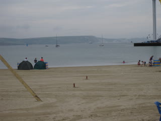 Tarde de playa y veleros en Weymouth