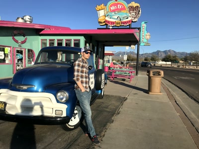 La camioneta clásica de Mr. D'z