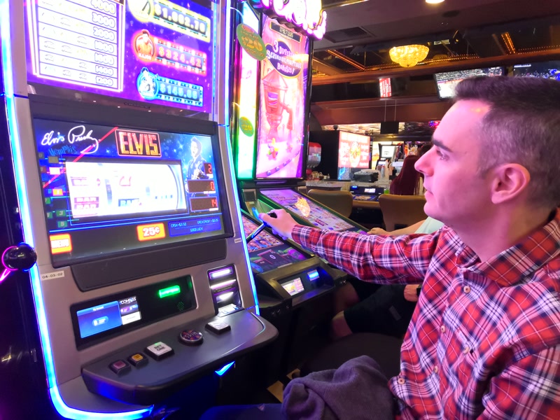 Máquinas de un casino del Strip