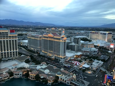 El Strip desde las alturas