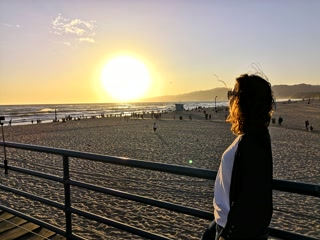 El sol cayendo sobre el Pacífico