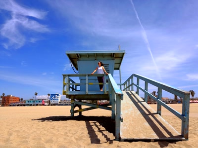 La playa de Venice Beach