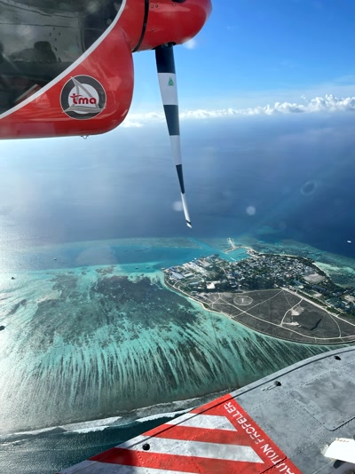 Vista aérea camino a Cocoon