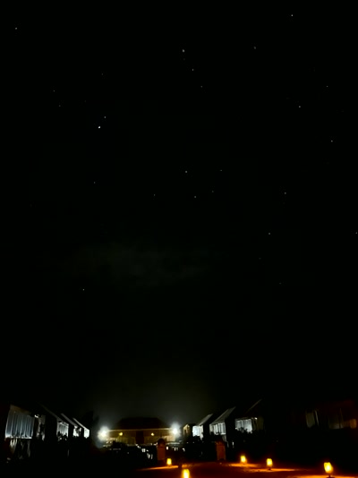 Cielo estrellado sobre el Sahara
