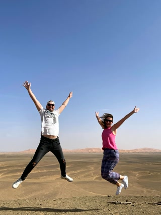 ¡Por fin en el desierto!