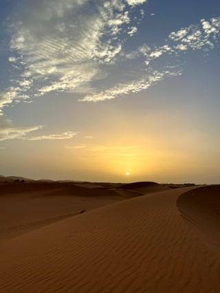 Las dunas al atardecer