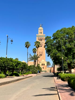 Camino a la Mezquita Koutoubia