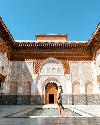 El patio de la Madraza Ben Youssef