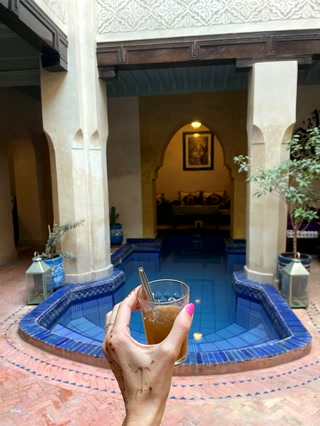 Llegando a nuestro riad en Marrakech
