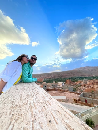 Atardecer en el Riad Sultan