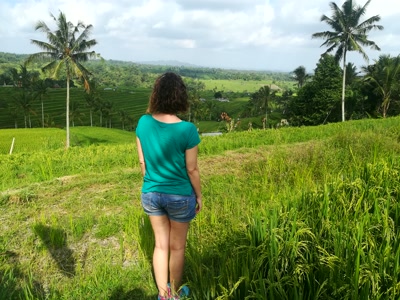 Paseando por los arrozales de Jatiluwih