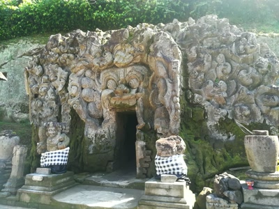 Entrada a la cueva de Goa Gajah