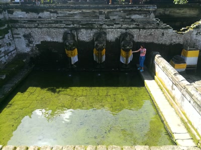 Estanque sagrado de Goa Gajah