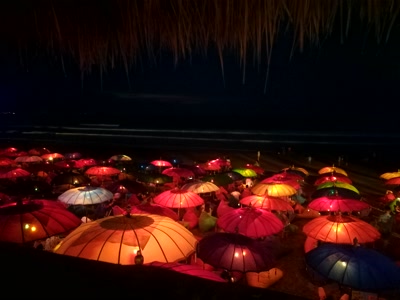 La Plancha de noche