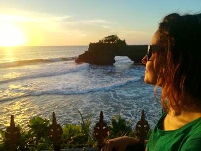 Batu Bolong, junto a Tanah Lot