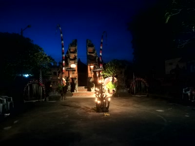 El escenario de la danza Kecak
