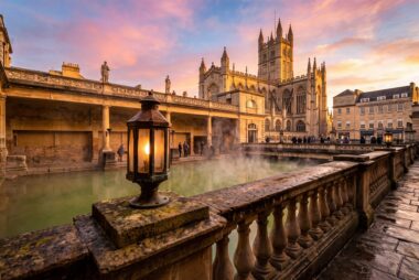 Bath en un día: los baños romanos y la abadía al atardecer