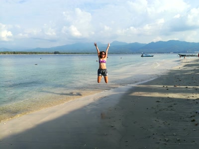 Con Lombok al fondo