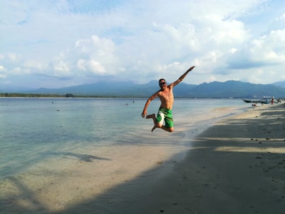 ¡Saltos de alegría en Gili Air!