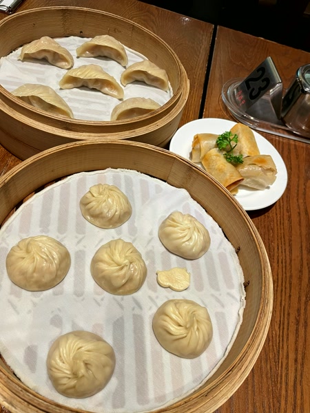 Dim sum recién hecho