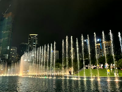 Espectáculo de agua del KLCC