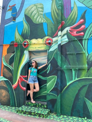 Mural de la rana