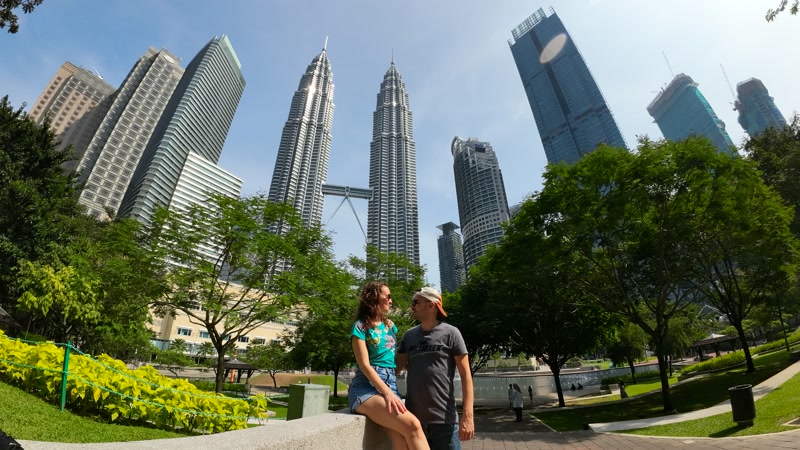 Paseando por el Parque KLCC