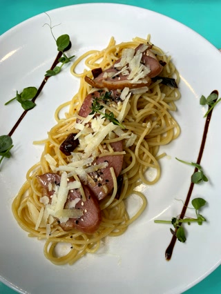 Pasta con setas