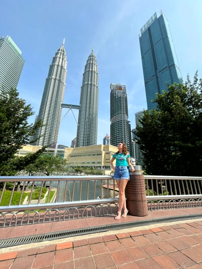 Las Torres Petronas desde el parque