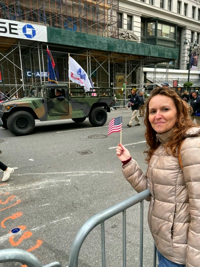 El desfile del Día de los Veteranos — viaje a Nueva York en otoño