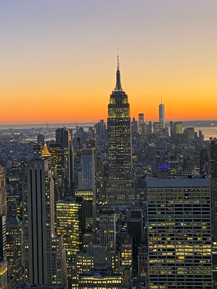 El Empire State encendido