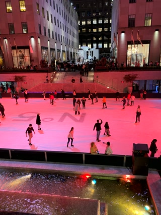 La pista de hielo del Rockefeller Center