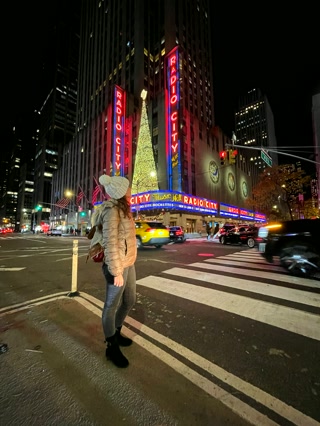 El Radio City y su árbol de Navidad