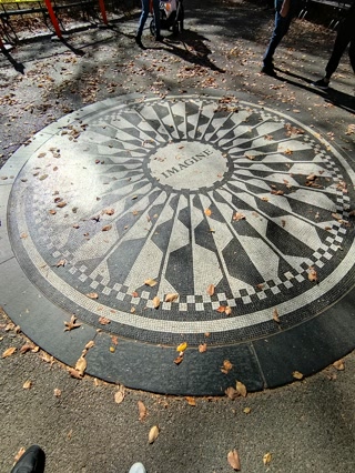 El mosaico de Imagine en Strawberry Fields