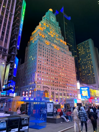 Times Square a pleno rendimiento