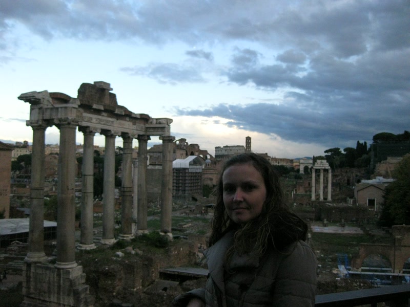 El Foro Romano al atardecer
