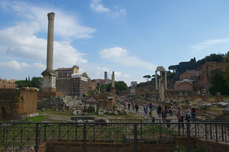 El Foro Romano desde lo alto