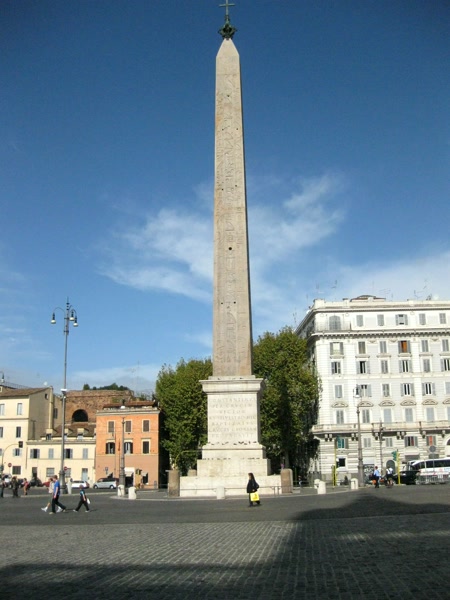 El obelisco de San Juan de Letrán
