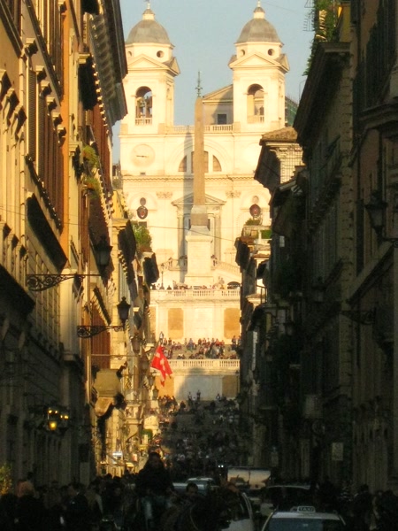 La escalinata de la Piazza di Spagna