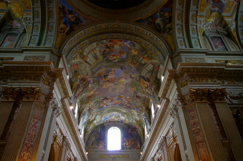 La bóveda pintada de Sant’Ignazio