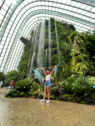 La cascada del Cloud Forest