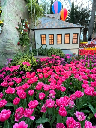 El pueblo del Flower Dome