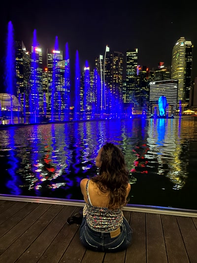 El show de agua y luces