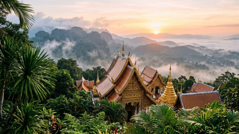 Viaje a Tailandia de 3 semanas: templos dorados entre la selva del norte