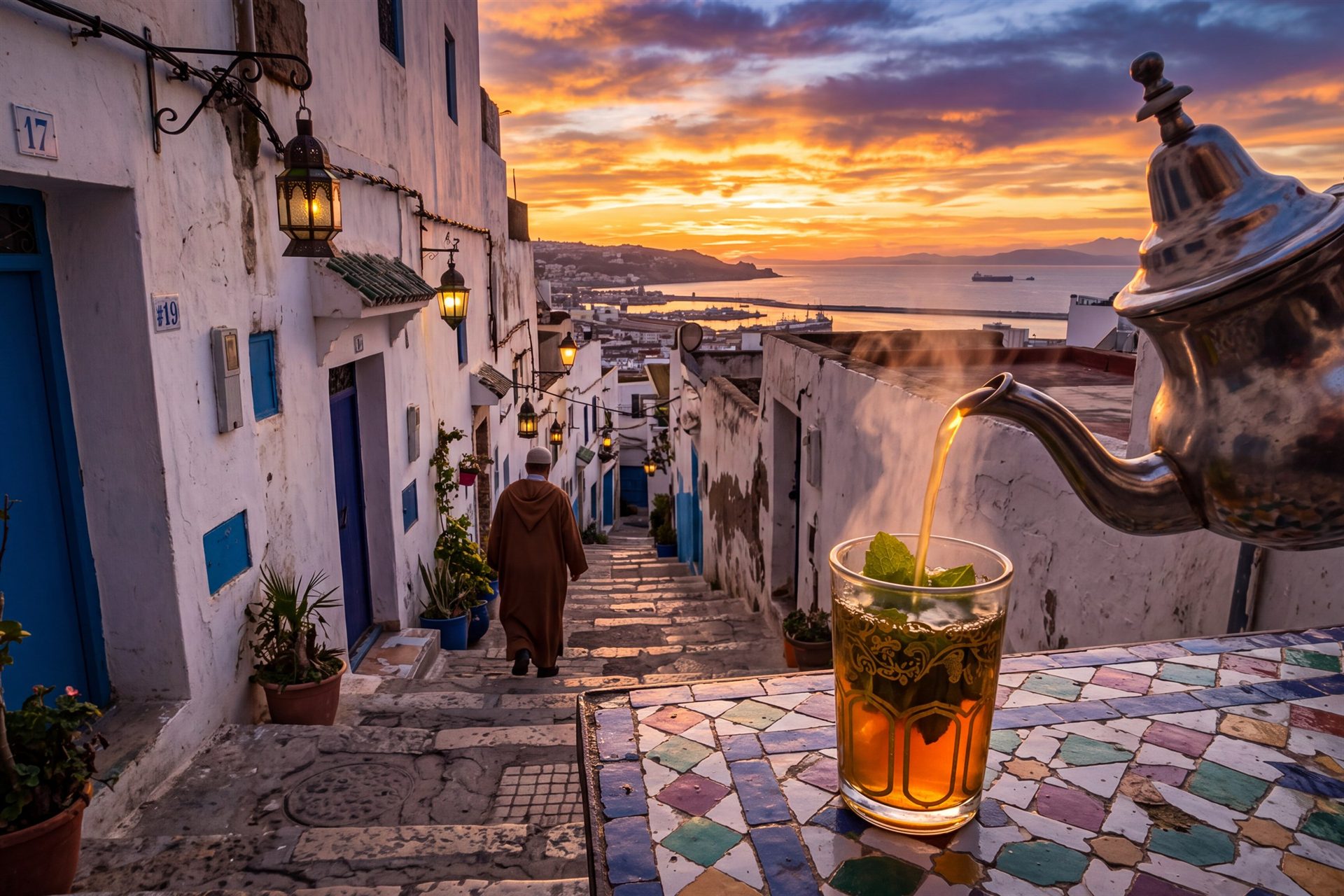 Tánger en un día: la medina y un té con vistas al Estrecho de Gibraltar