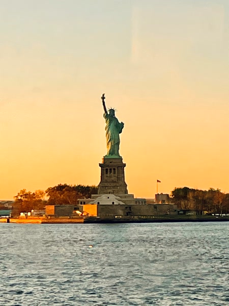 De vuelta a Manhattan al anochecer