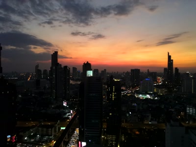 Último atardecer en Bangkok