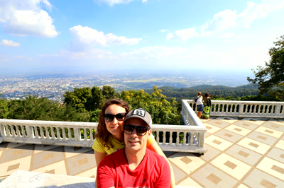 En el mirador del Doi Suthep