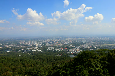 Chiang Mai desde la montaña