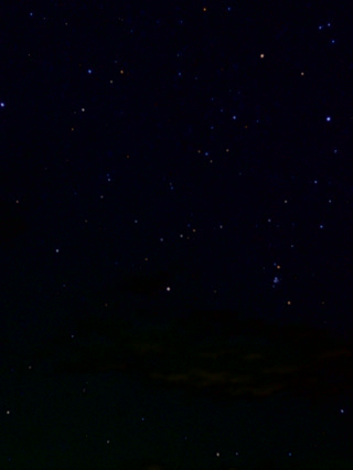 El cielo estrellado de la isla